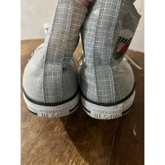 New Converse Chuck Taylor All Star High Gray Sneakers Men's Shoes Size 10