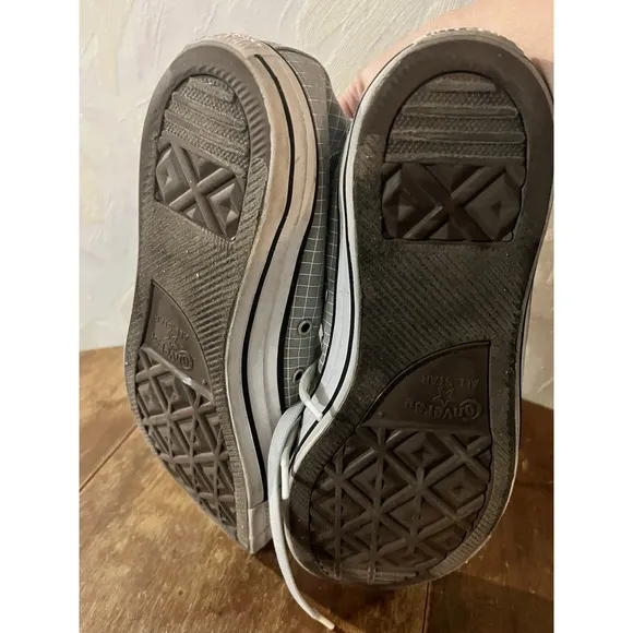 New Converse Chuck Taylor All Star High Gray Sneakers Men's Shoes Size 10