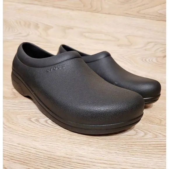 NEW Crocs On The Clock Clog Slip Resistant Shoes Size Mens 8 Womens 10 Work