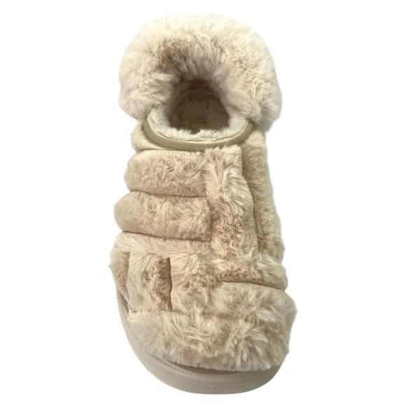 New CROCS Womens Stomp Quilted Clog 208938-160 Stucco Ivory US W 9-M 7