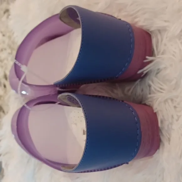 NEW Dansko Professional Purple Translucent Clog Shoes Size EU 40 Clear Jelly