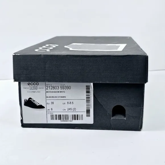 New! Ecco Street Lite Retro Leather Sneaker