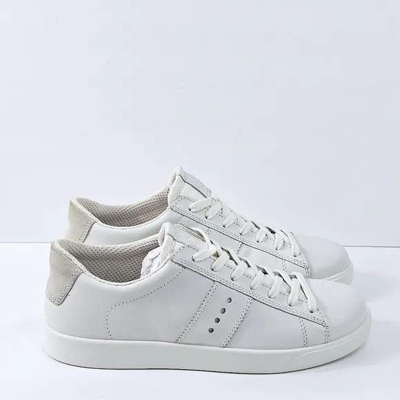 New! Ecco Street Lite Retro Leather Sneaker