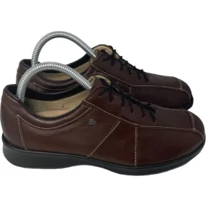 NEW FINN COMFORT Dijon Teak Comfort Shoes 6 UK Womens Size 8 US Brown Sneaker