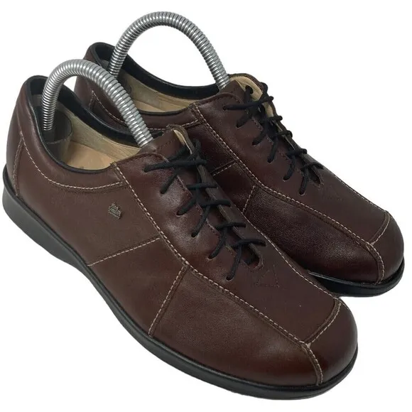 NEW FINN COMFORT Dijon Teak Comfort Shoes 6 UK Womens Size 8 US Brown Sneaker