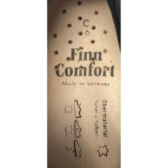 NEW FINN COMFORT Dijon Teak Comfort Shoes 6 UK Womens Size 8 US Brown Sneaker