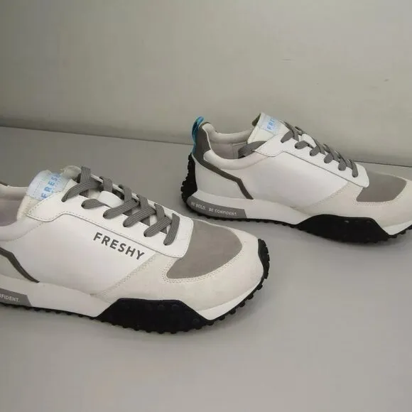 NEW FRESHY CALIFORNIA Mens Smoove Trainer Sneakers  Low-Top Chunky Size 10.5