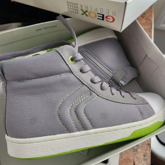 New Geox J Mania high top sneakers
