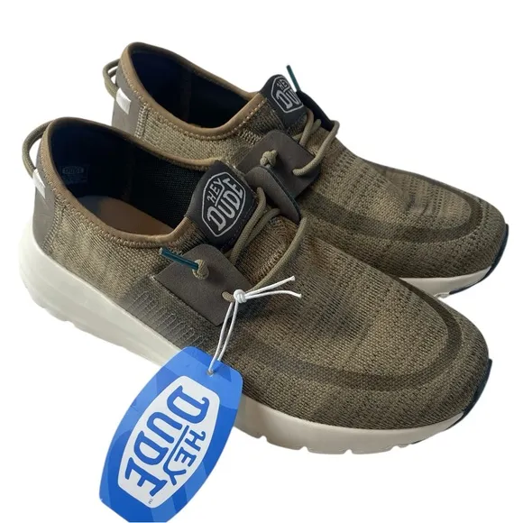 New Hey Dude Men's Sirocco - Beige Bark 8