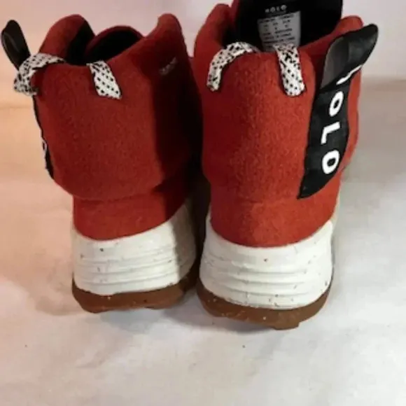 NEW Holo Quorra Red Ecco Suede Fleeced Lined Winter Boots Women’s Sz 11 NWT