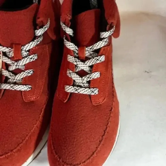 NEW Holo Quorra Red Ecco Suede Fleeced Lined Winter Boots Women’s Sz 11 NWT