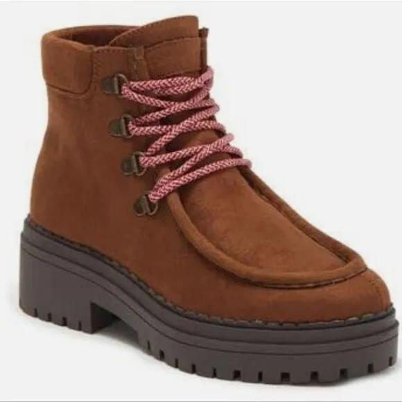 New Indigo Rd. Windsor 2 Brown hiking Boots high top sneakers suede WALLABEES 7