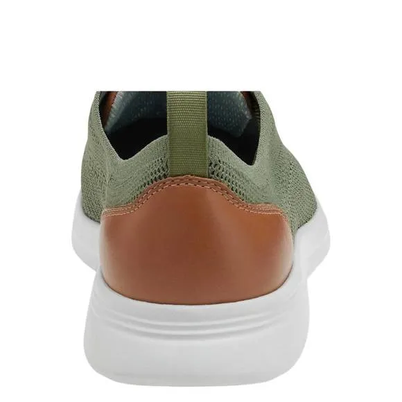 NEW JOHNSTON &amp; MURPHY men’s amherst u-throat casual shoes in sage knit