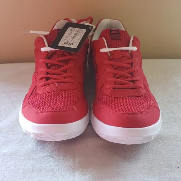 New Lotto Red and White Sneakers. Men 11,5