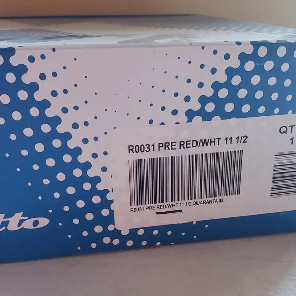 New Lotto Red and White Sneakers. Men 11,5