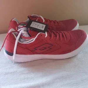 New Lotto Red and White Sneakers. Men 11,5