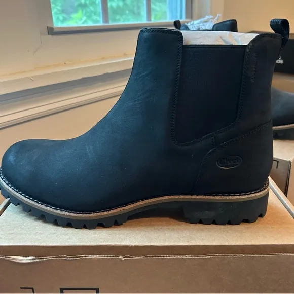 NEW Men’s Chaco Waterproof Chelsea Black Boots (11)