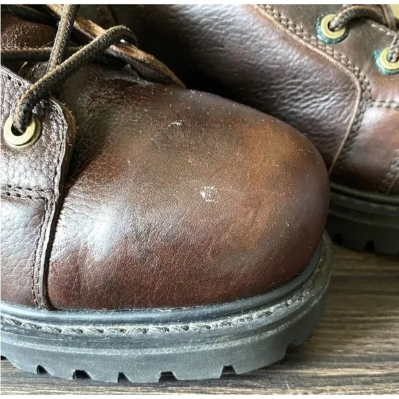 New Mens Dakota Size 8M 529 8&quot; STSP Steel Toe Injected Welt Boots Brown Leather