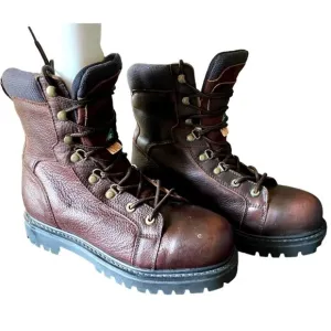 New Mens Dakota Size 8M 529 8&quot; STSP Steel Toe Injected Welt Boots Brown Leather