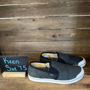 New Mens Keen Eldon Harvest Black Suede Sneakers Shoes Slip On Walking Size‎ 7.5