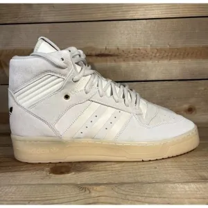 NEW Mens Size 11 - Adidas Rivalry High “Off White Cream” Lace Up Sneakers FZ6324