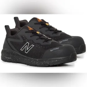 NEW- New Balance Logic Composite Toe Men's Industrial Work Shoes, Black, Size 14