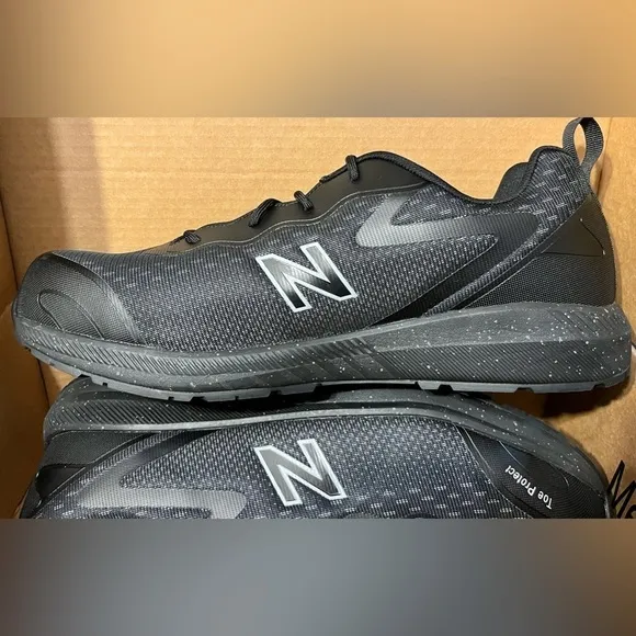 NEW- New Balance Logic Composite Toe Men's Industrial Work Shoes, Black, Size 14