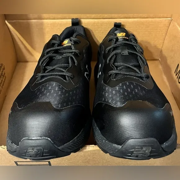 NEW- New Balance Logic Composite Toe Men's Industrial Work Shoes, Black, Size 14