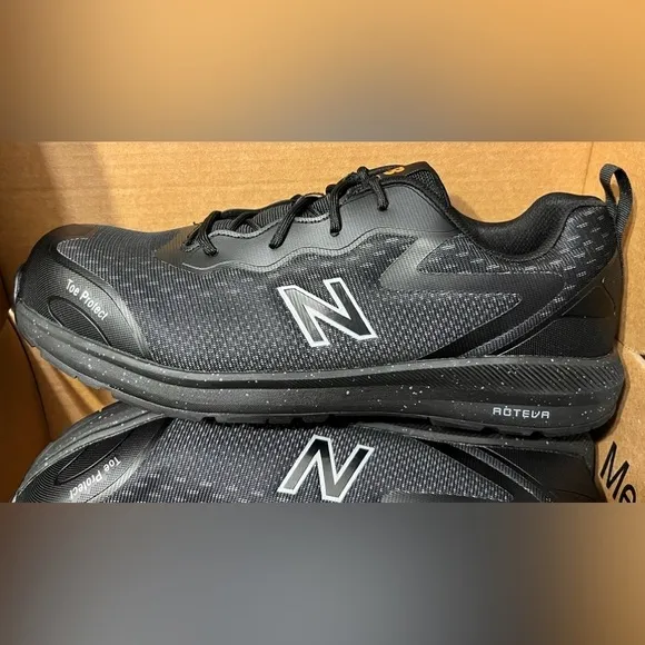 NEW- New Balance Logic Composite Toe Men's Industrial Work Shoes, Black, Size 14