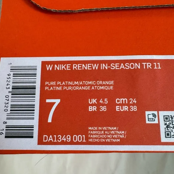 NEW Nike Renew In-Season TR11 Trainer RunningSneakers NWT Pure Platinum Atomic…