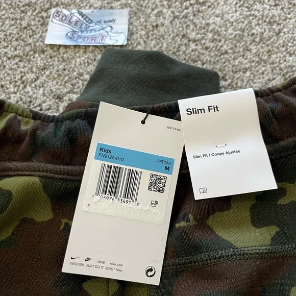 New Nike Tech Fleece Camo Tracksuit Pants Sweatpants Boys Kids FN9120 XS - XL