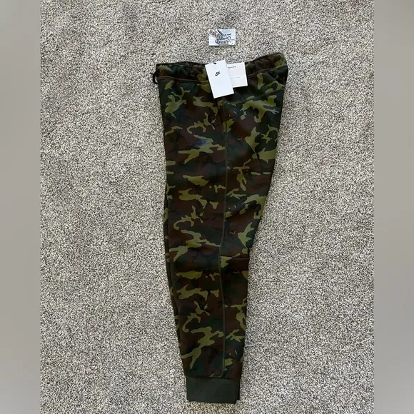 New Nike Tech Fleece Camo Tracksuit Pants Sweatpants Boys Kids FN9120 XS - XL