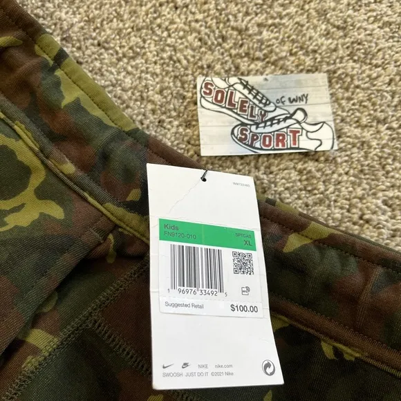 New Nike Tech Fleece Camo Tracksuit Pants Sweatpants Boys Kids FN9120 XS - XL