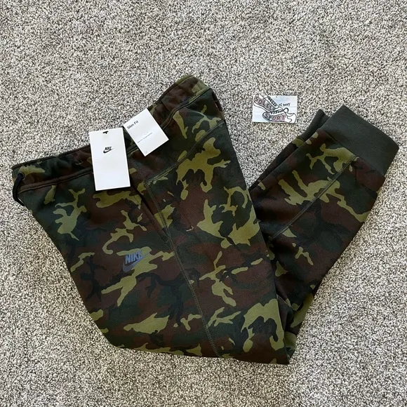 New Nike Tech Fleece Camo Tracksuit Pants Sweatpants Boys Kids FN9120 XS - XL