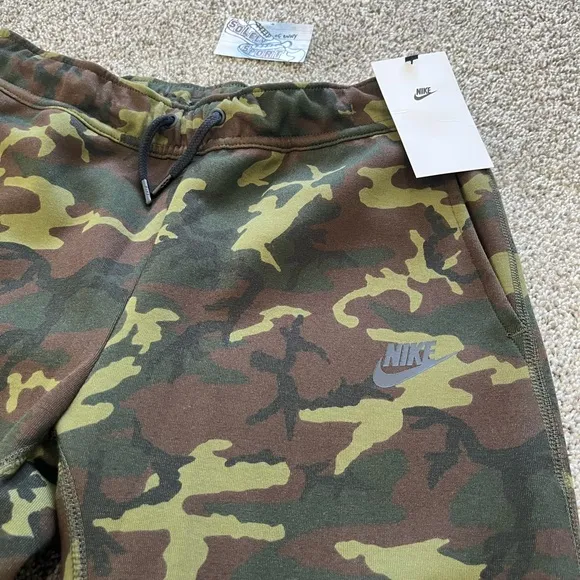 New Nike Tech Fleece Camo Tracksuit Pants Sweatpants Boys Kids FN9120 XS - XL