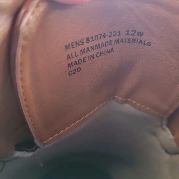 New Nunn Bush Men's Wide Fit Brown Leather Dress Shoes.