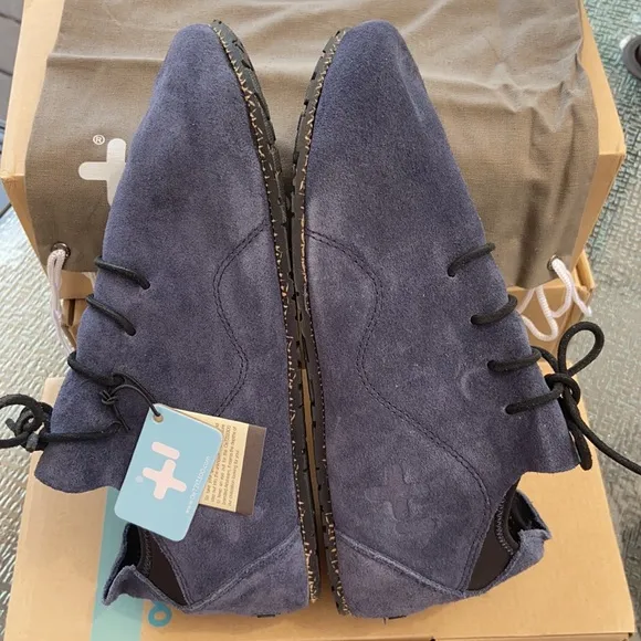 NEW! OeTZ 3300 SUPERSLICK Suede Leather Lace-up Shoe 44/11 45/12 46/13 Navy Blue
