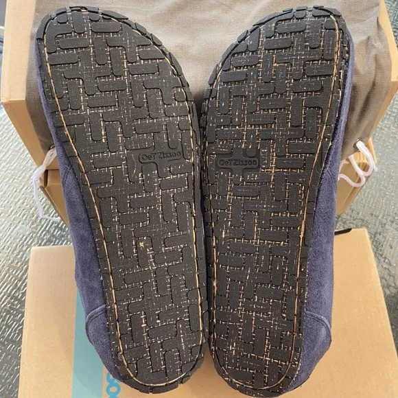 NEW! OeTZ 3300 SUPERSLICK Suede Leather Lace-up Shoe 44/11 45/12 46/13 Navy Blue