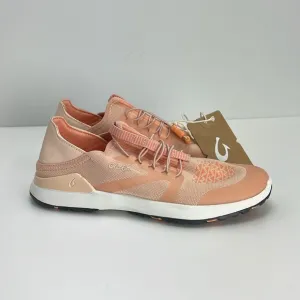 NEW Olukai Miki Trainer Slip On Sneakers Peach Womens Size 7 Athletic Shoes NWT