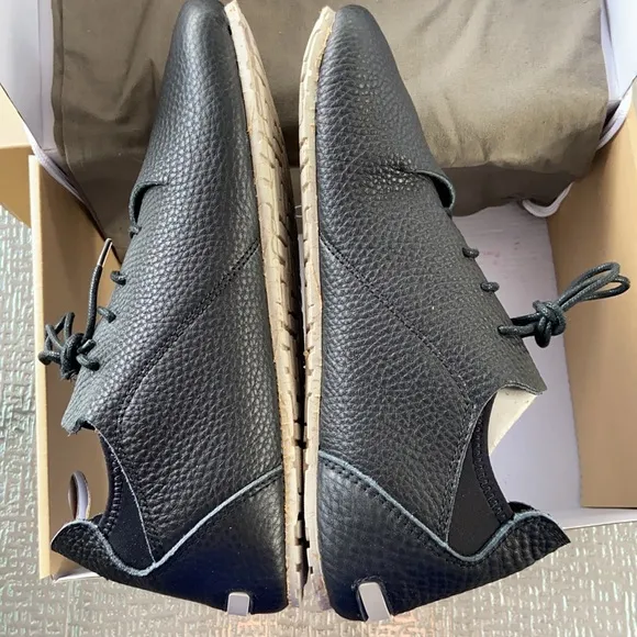 NEW! OTZ SUPERSLICK 43/10 44/11 45/12 Men Black/Silver Gray Leather Lace-up Shoe