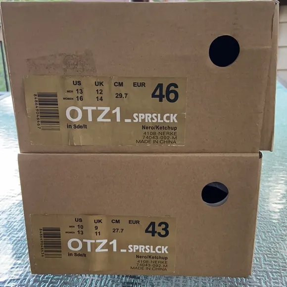 NEW! OTZ SUPERSLICK Black Leather Lace-up Shoes