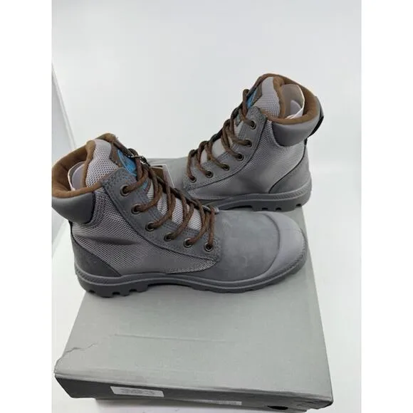 NEW Palladium Pampa Sport Cuff WPN Boots 73234-070-M Granite Gray Mens Size 4.5