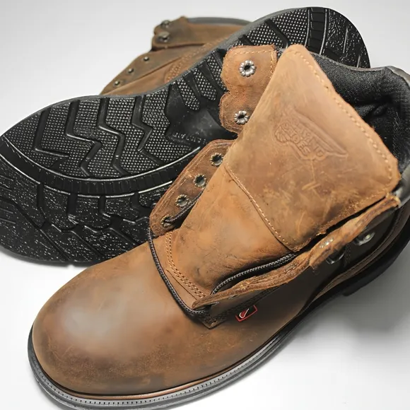 ✨New Red Wing 4215 Sz 7-12 Waterproof Boots Steel Toe Genuine Leather Durable