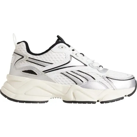 new  REEBOK   Charge   Chunky Sneakers  White/Silver/Black (525)