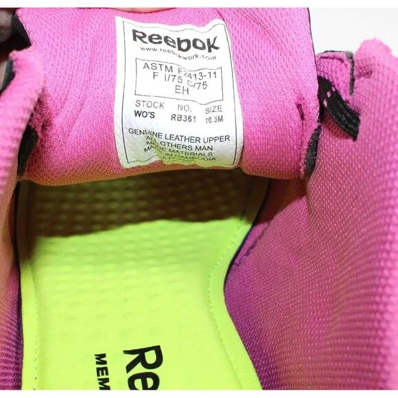 NEW Reebok DMX Flex Work Alloy Toe Safety Shoes RB361 Womens Sz 10.5 M ASTM F241