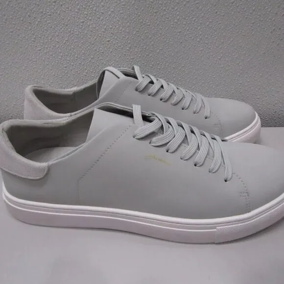 NEW sive 14 Giovvani Milan The Lorenzo Sneakers Gray Leather