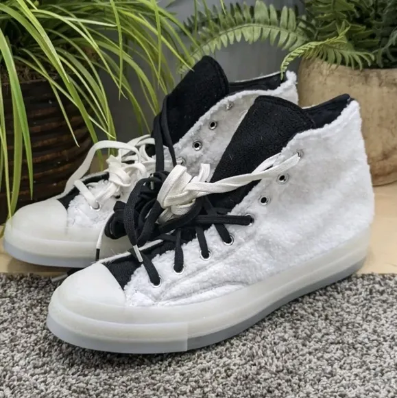 NEW Size 10.5 - Converse CLOT x Chuck 70 High Giant Panda Mens Sneakers Shoes