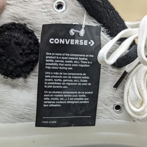 NEW Size 10.5 - Converse CLOT x Chuck 70 High Giant Panda Mens Sneakers Shoes