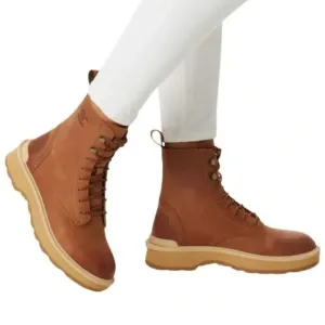NEW Sorel Hi Line Waterproof Leather Lace up Boots size 9