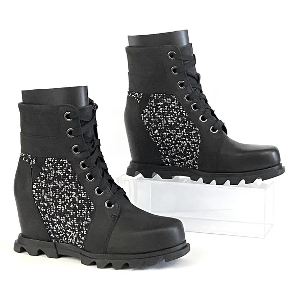 New Sorel Joan of Arctic Wedge III Lexie Boot — Waterproof Leather Wedge Boots
